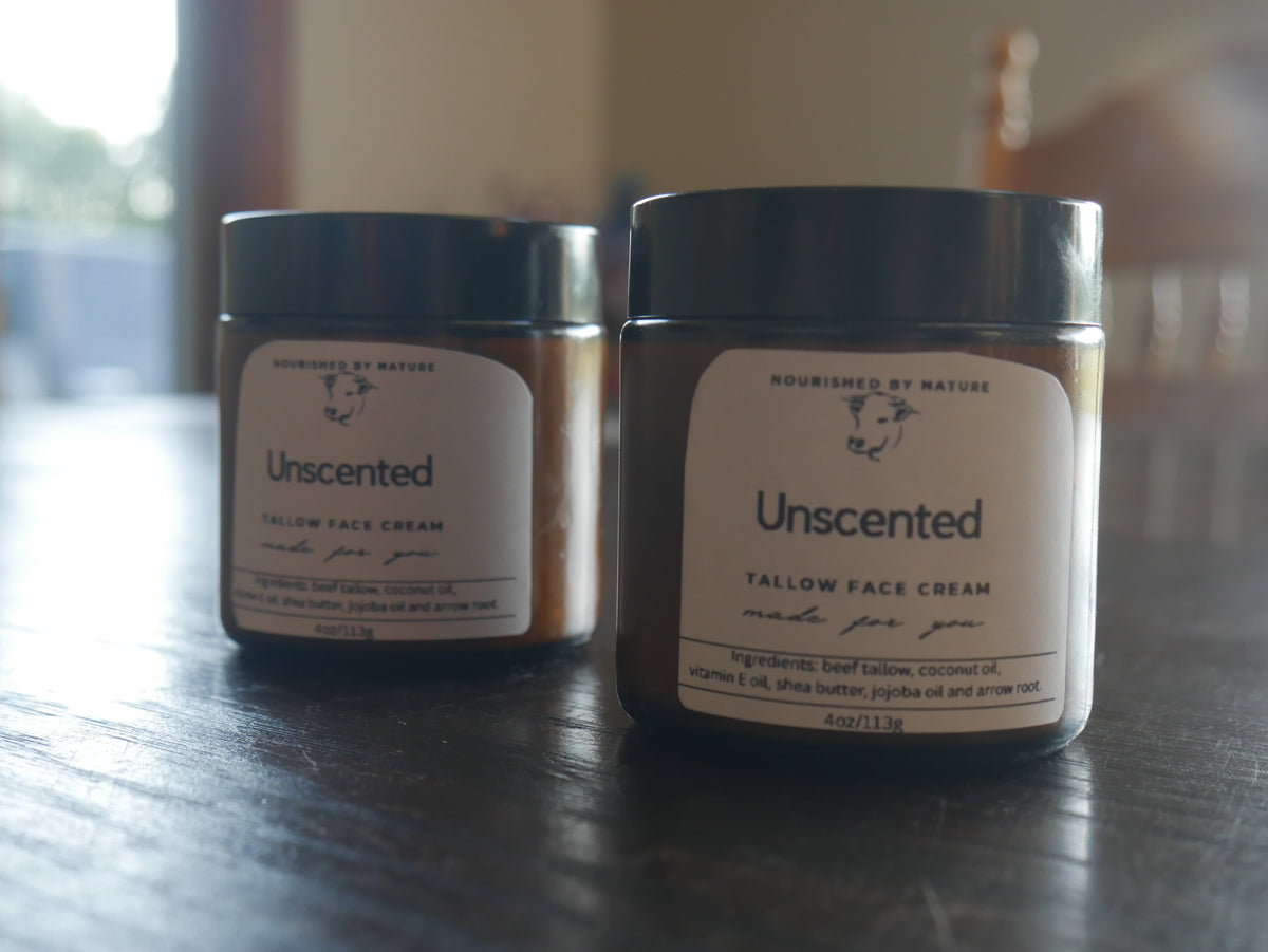 Tallow face cream