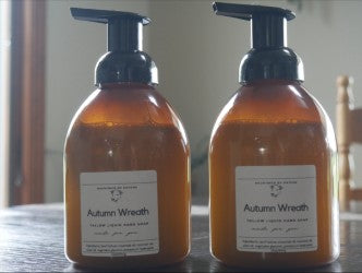 Autumn Wreath liquid soap