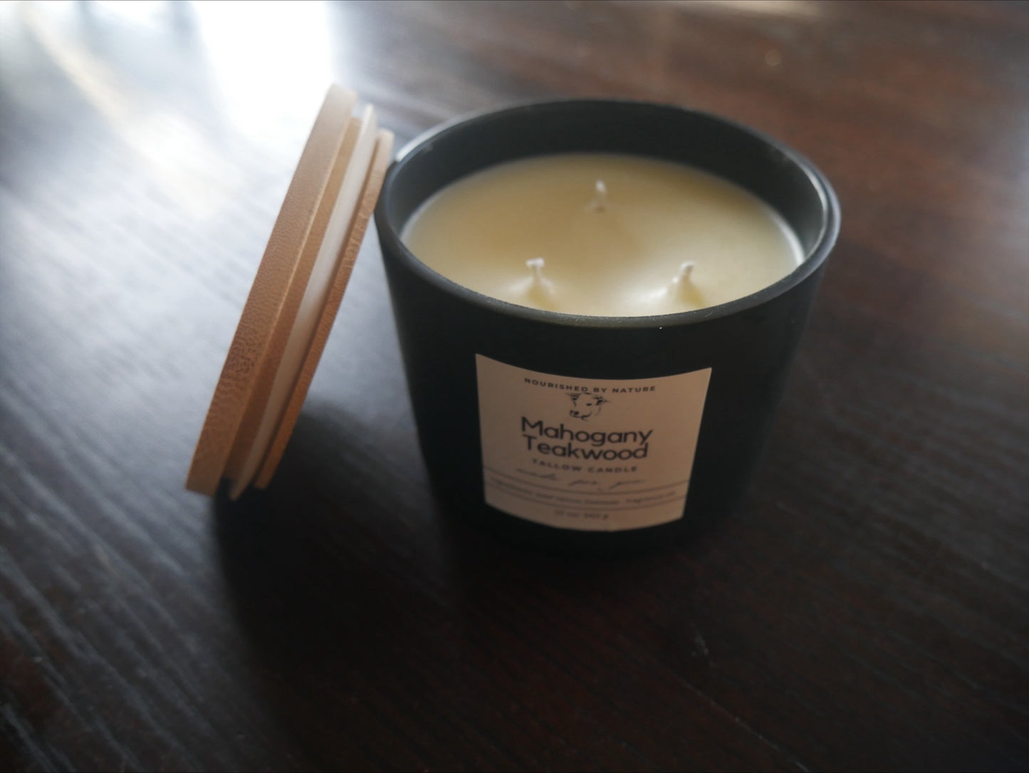 Mahogany Teakwood Candle