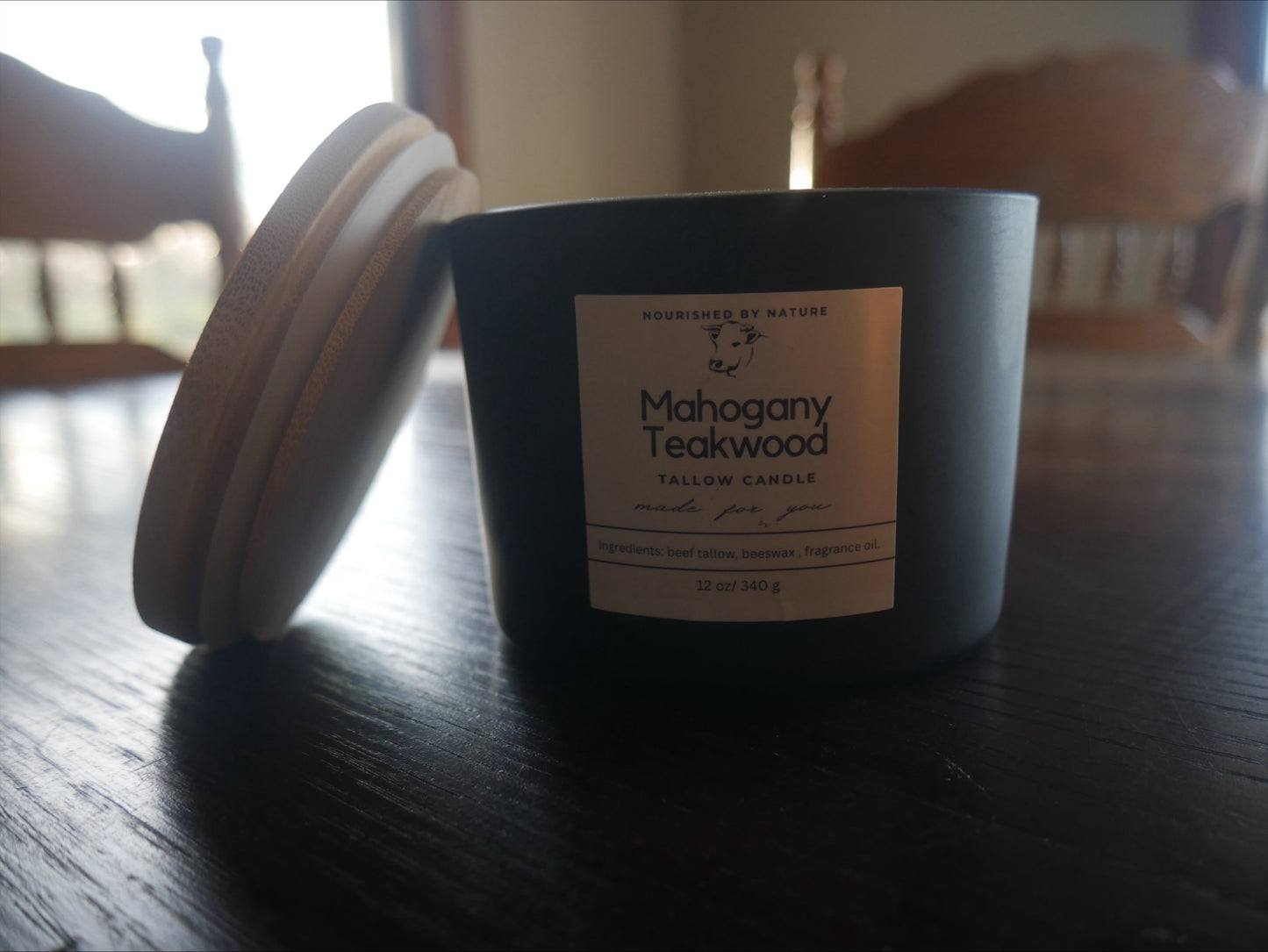 Mahogany Teakwood Candle
