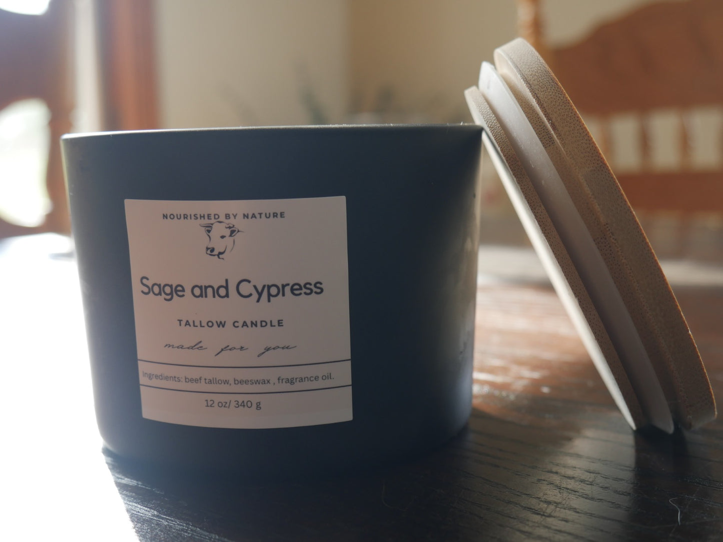 Sage and Cypress Candle
