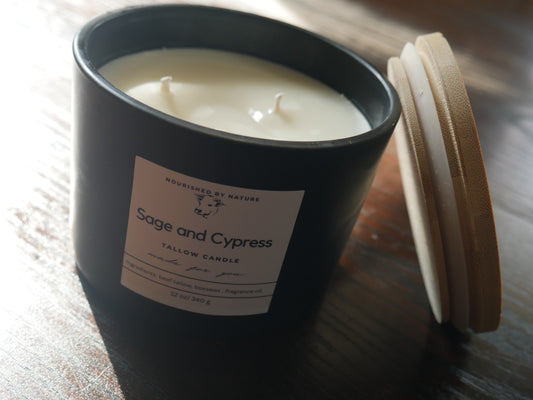 Sage and Cypress Candle