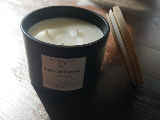Sage and Cypress Candle